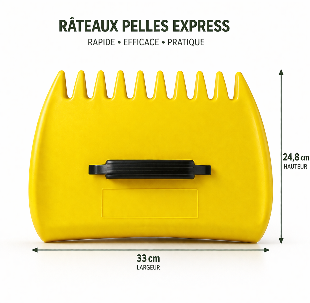 RÂTEAUX PELLES EXPRESS – Nettoyez votre jardin sans effort