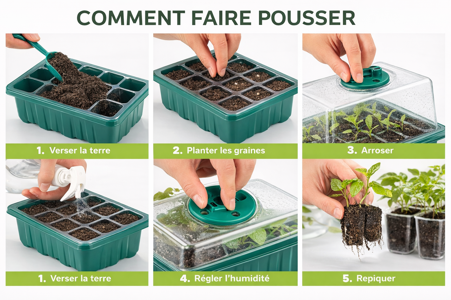 POTS DE PÉPINIÈRE – Des semis rapides même sans soleil
