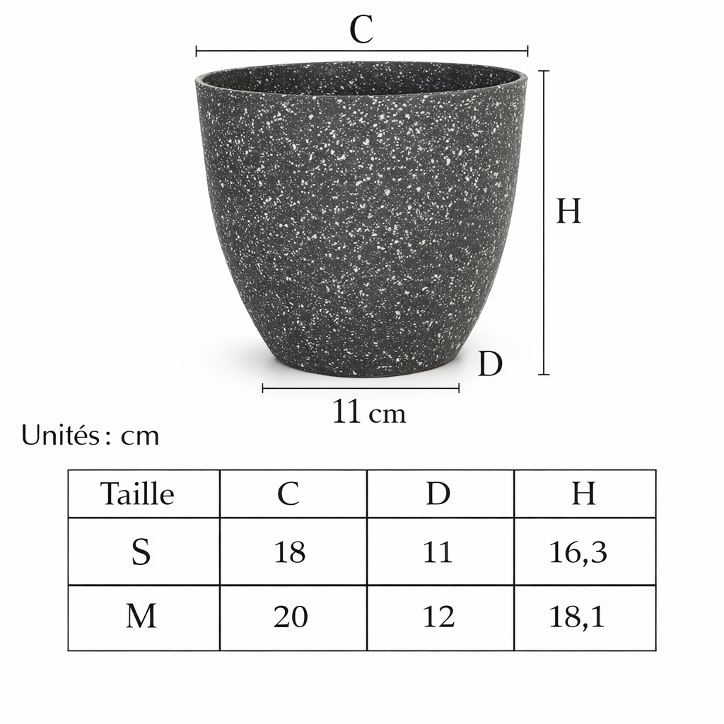 POT BONSAÏ STYLE PIERRE – Une touche naturelle et élégante