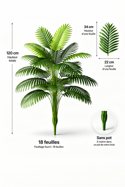 GRAND PALMIER ARTIFICIEL – Créez une ambiance tropicale chez vous
