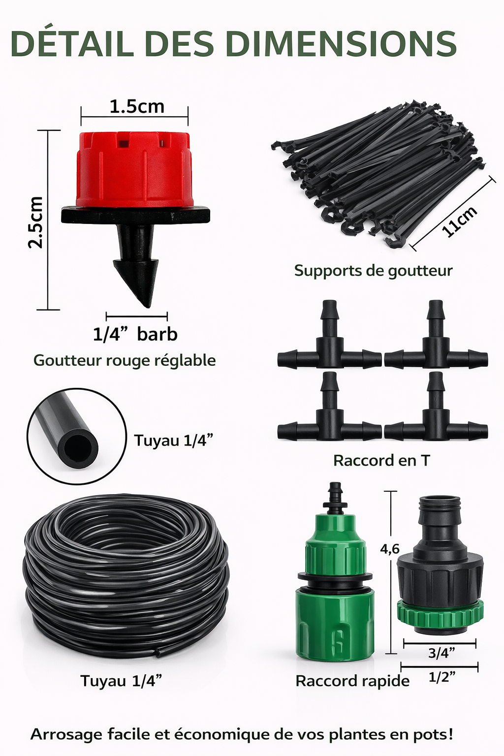 KIT ARROSAGE AUTOMATIQUE – Arrosez votre jardin sans effort
