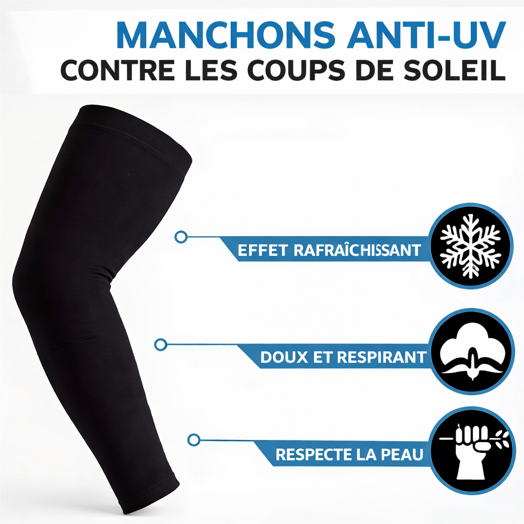 MANCHONS ANTI-UV PRO – Protégez vos bras du soleil