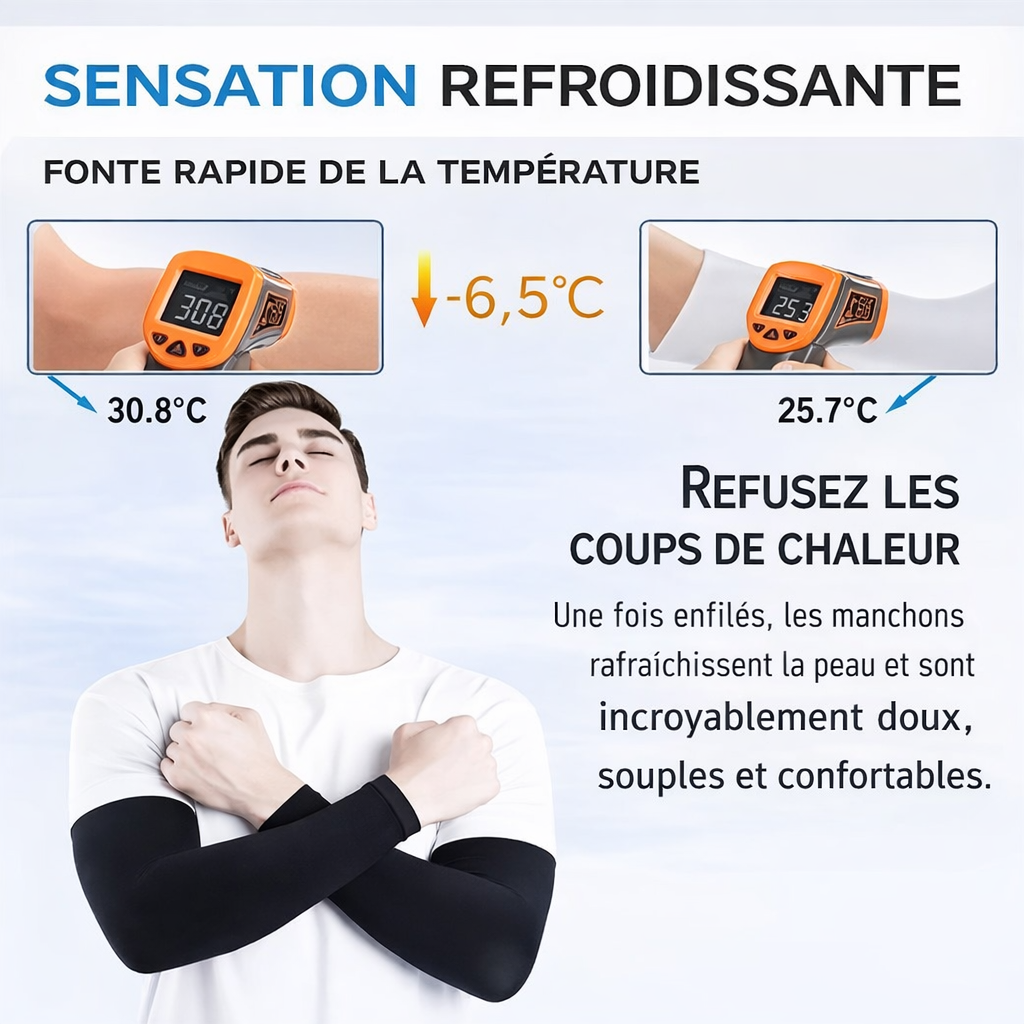 MANCHONS ANTI-UV PRO – Protégez vos bras du soleil