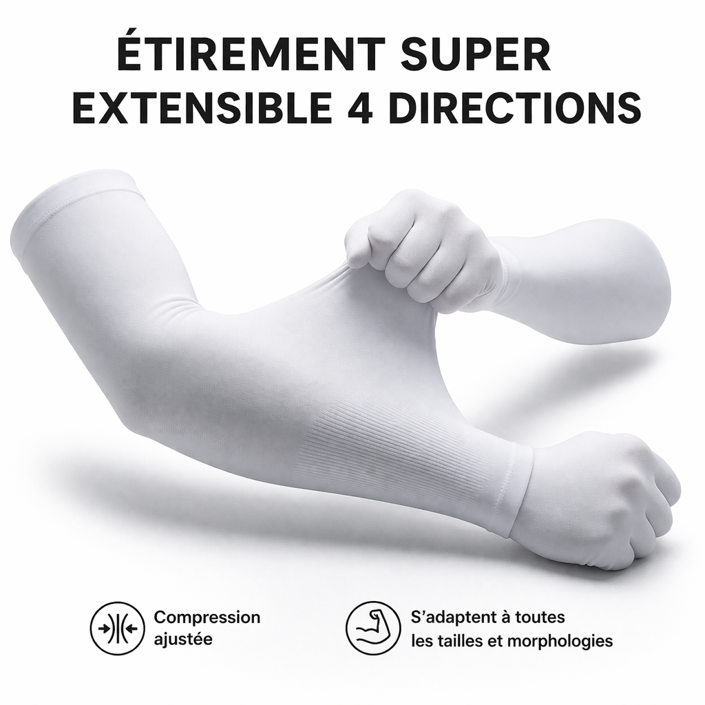 MANCHONS ANTI-UV PRO – Protégez vos bras du soleil
