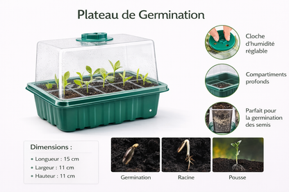 POTS DE PÉPINIÈRE – Des semis rapides même sans soleil