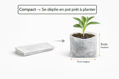 SACS DE CULTURE – Des racines fortes et des plants plus sains